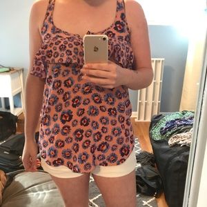 Silk Rebecca Taylor Poppy Tank size 2